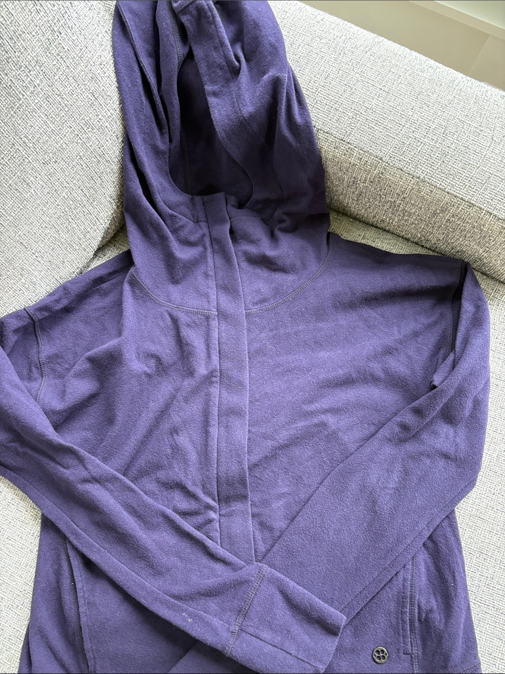 Women's Sweety Betty Purple Hooded Lounge Top - Soft Long Sleeve Hoodie and Pant
